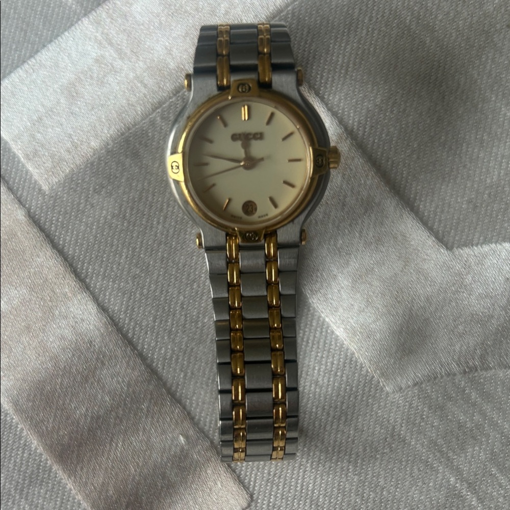 Gucci Two-Tone Gold and Silver Watch